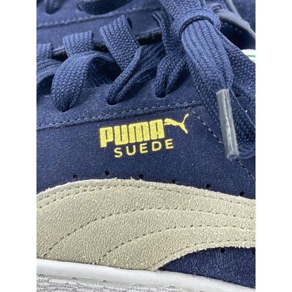 Puma Men's Classic Xxi Sneakers Blue Suede Casual Low Top Lace Up US Size 7.5 - Picture 6 of 16